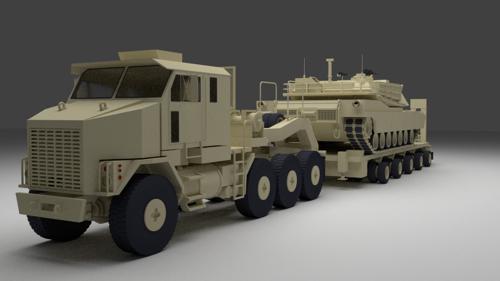 Oshkosh HET M1070 and M1A1 Abram preview image